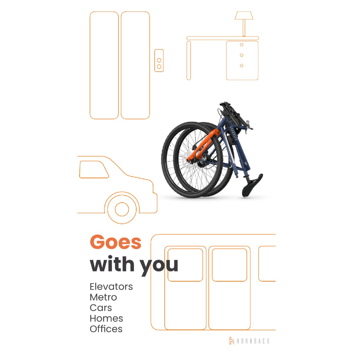 Hornback Snapper M1 Folding Bicycle | The Bike Affair