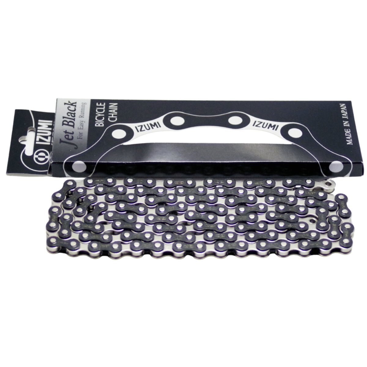 Izumi Jet Black 1/2x1/8 Standard 116L Chain | The Bike Affair