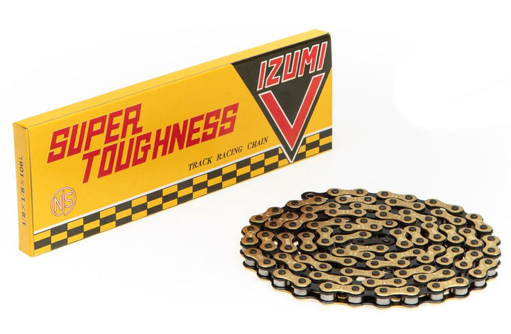 Izumi-V Super Toughness 1/2x1/8 106L Gold Chain | The Bike Affair