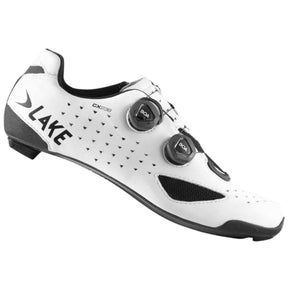 Lake CX 238-X Wide Road Shoes, White/White