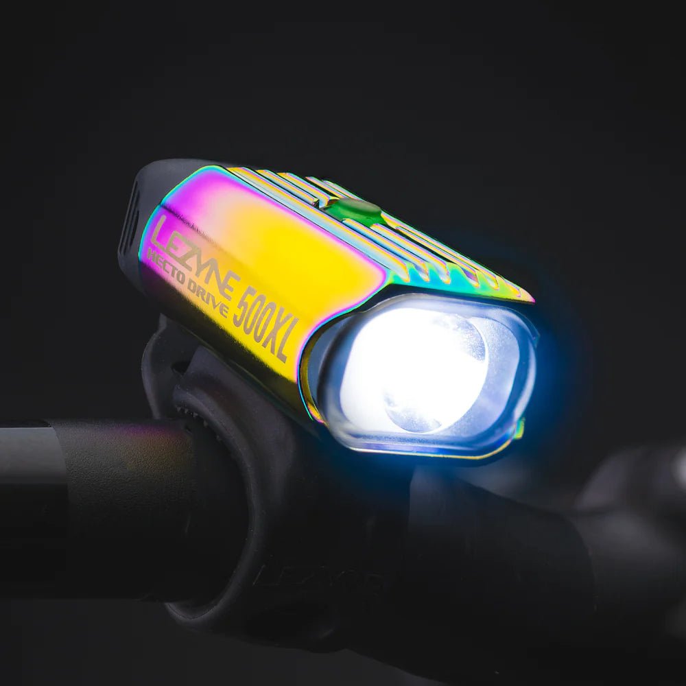 Lezyne Hecto Drive 500XL Neo Metallic Head Light | The Bike Affair