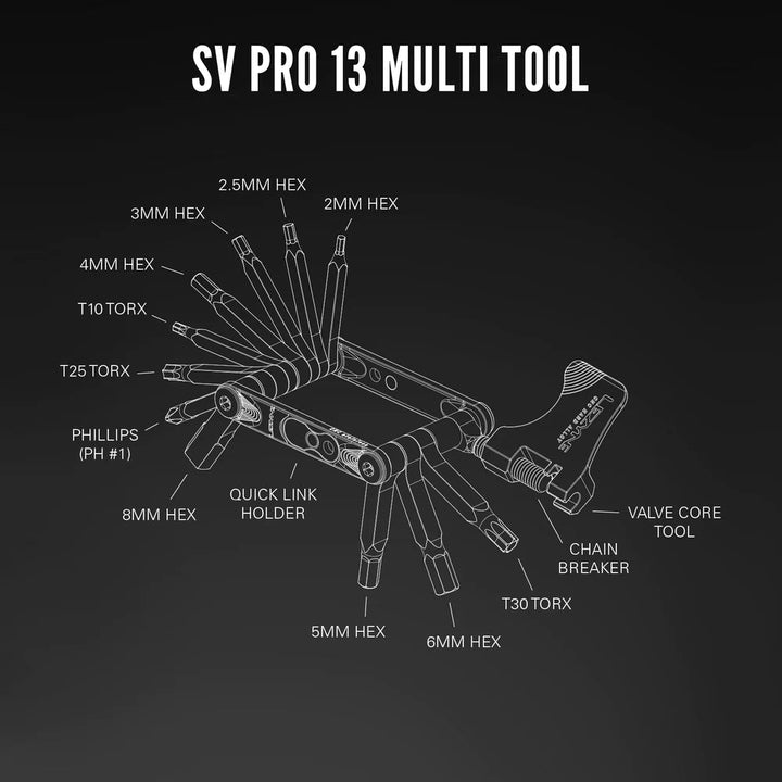 Lezyne SV PRO 13 Multi Tool Kit (13 Functions) | The Bike Affair